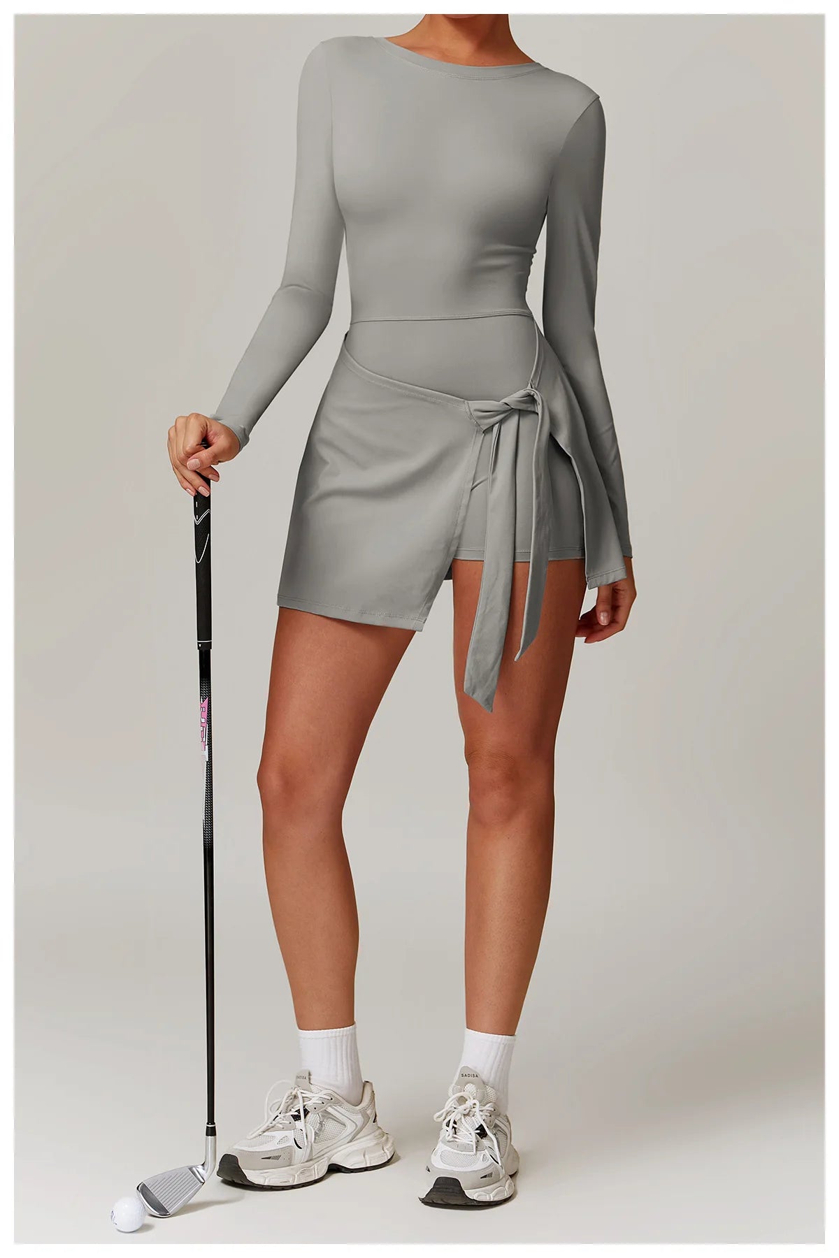 One-Piece Long Sleeve Yoga Jumpsuit