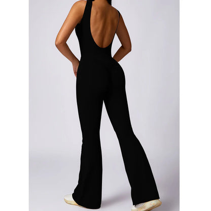 Women’s One-Piece Yoga Jumpsuit – Seamless Training Bodysuit