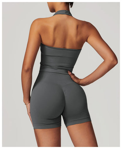 Seamless Push-Up Sports Bra