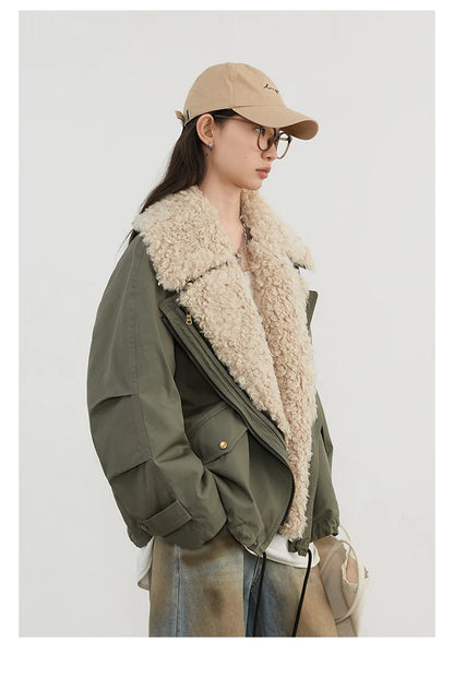 Retro Motorcycle Cotton Jacket – Winter 2025 Collection