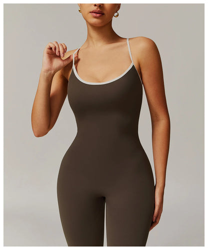 Women’s V-Back Yoga Jumpsuit