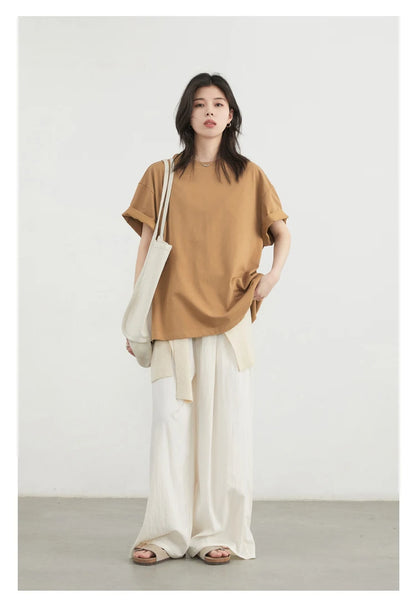 High-Waist Wide Leg Trousers – Spring/Summer 2025 Collection