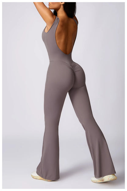 Women’s One-Piece Yoga Jumpsuit – Seamless Training Bodysuit