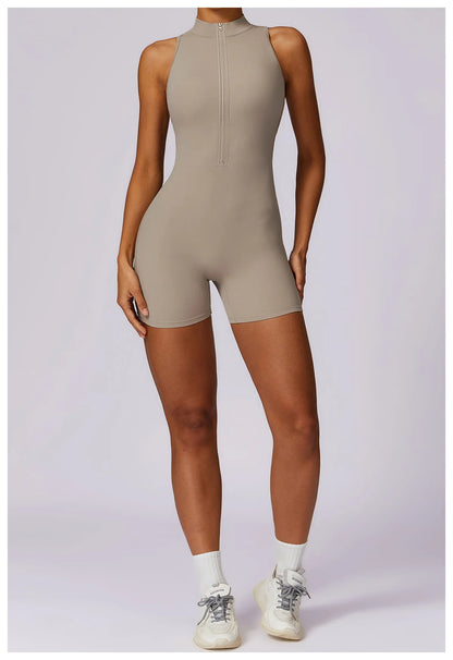 Women’s Zipper Yoga Jumpsuit