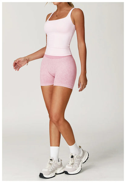 Seamless High Waist Yoga Shorts