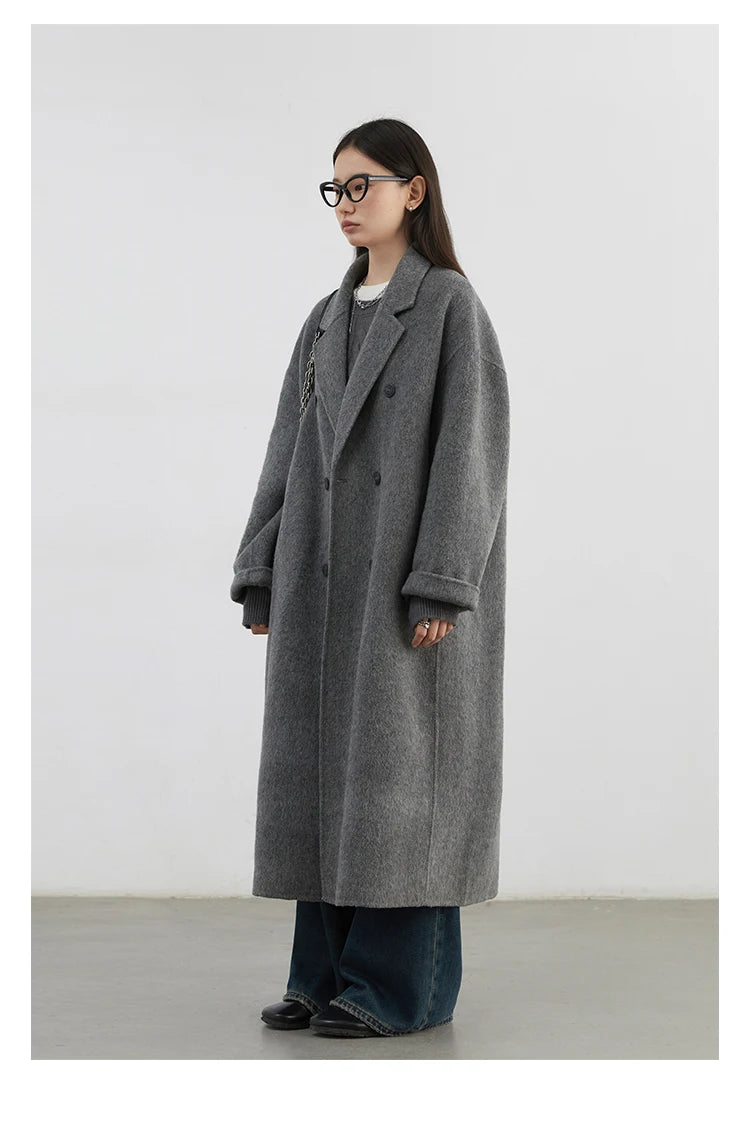Double-Breasted Wool Coat – Autumn/Winter 2025