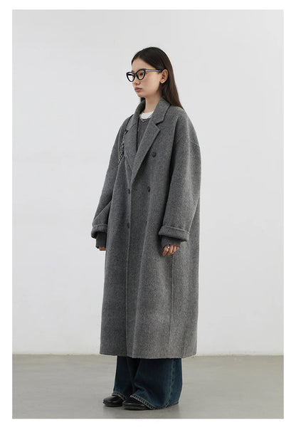 Double-Breasted Wool Coat – Autumn/Winter 2025