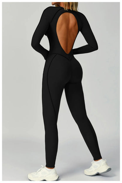 Women’s Long Sleeve Yoga Jumpsuit
