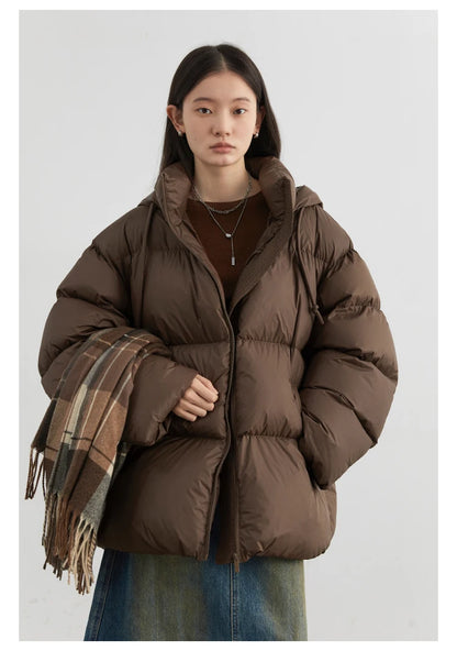 Hooded Puffer Down Coat – Autumn/Winter 2025 Collection