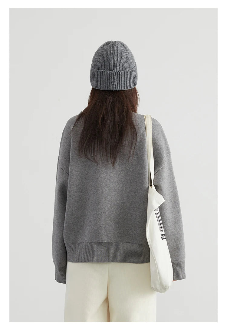 V-Neck Knit Cardigan – Spring 2025