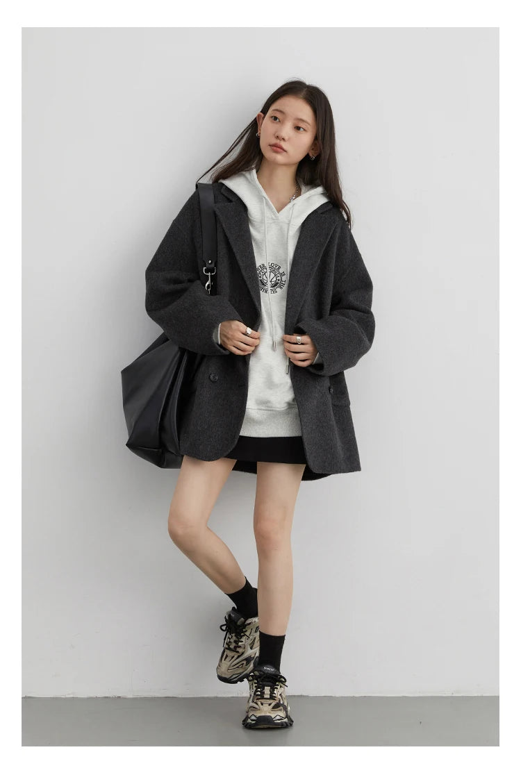 Double-Breasted Wool Coat – Winter 2025