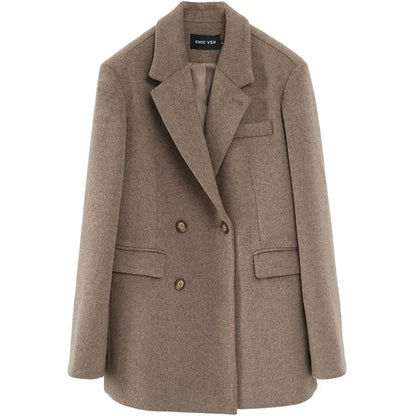 Wool Blend Mid-Long Coat – Autumn/Winter 2025