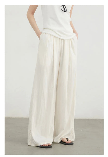 High-Waist Wide Leg Trousers – Spring/Summer 2025 Collection