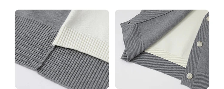 V-Neck Knit Cardigan – Spring 2025