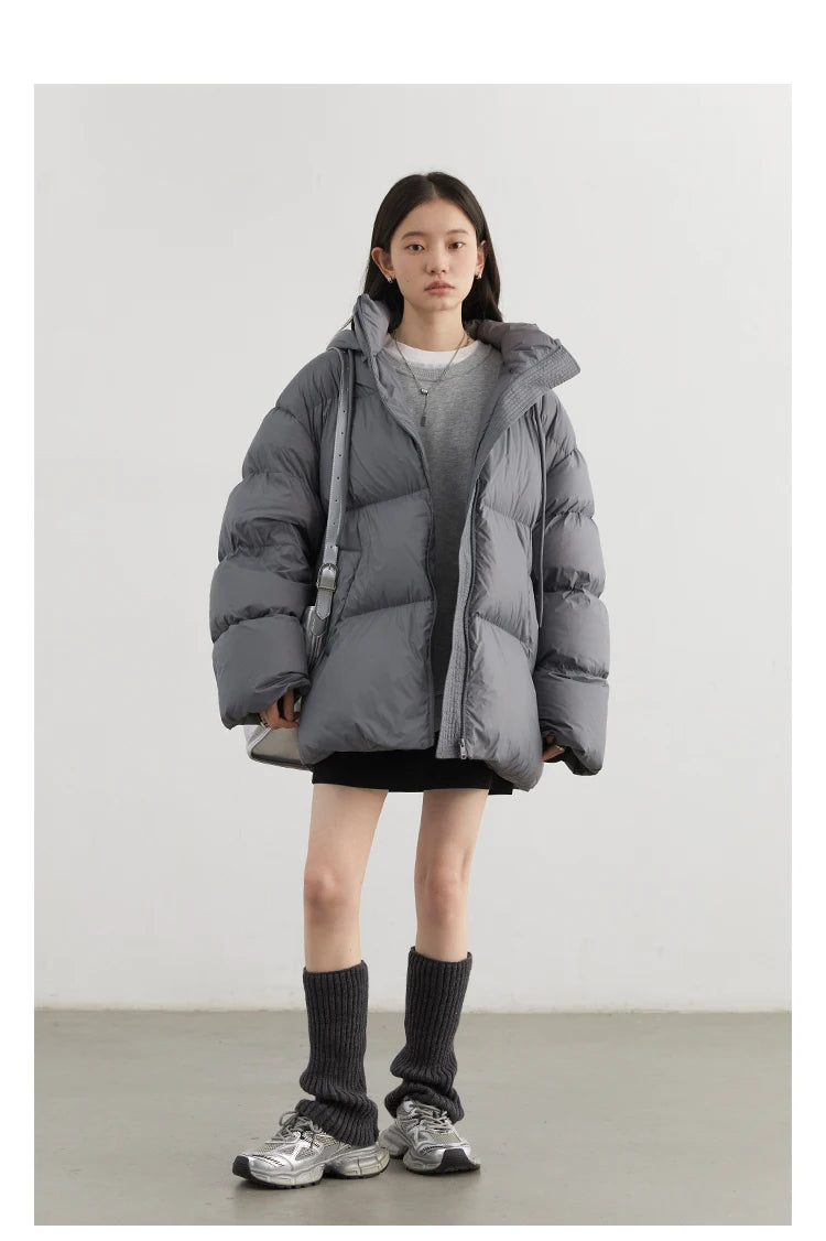 Hooded Puffer Down Coat – Autumn/Winter 2025 Collection