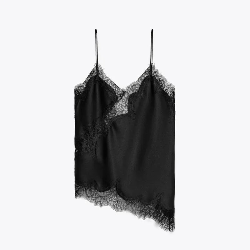 Lace Satin Camisole – Summer Party Top
