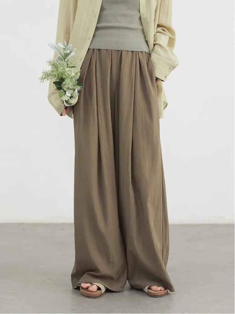 High-Waist Wide Leg Trousers – Spring/Summer 2025 Collection