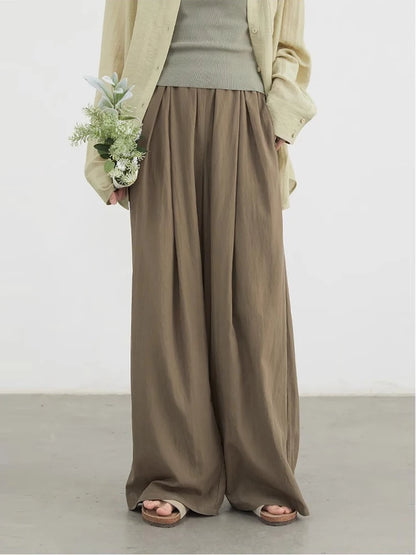High-Waist Wide Leg Trousers – Spring/Summer 2025 Collection