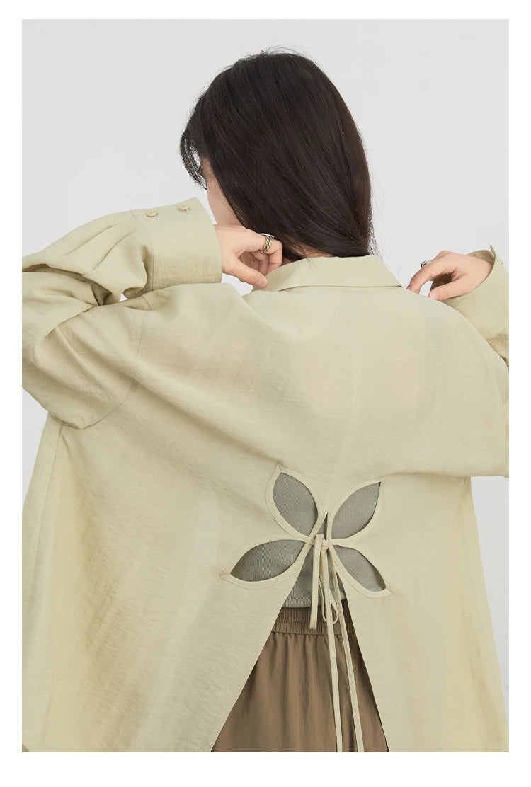 Hollow Back Blouse – Spring/Summer 2025 Collection