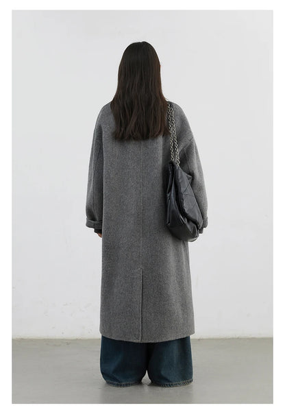Double-Breasted Wool Coat – Autumn/Winter 2025