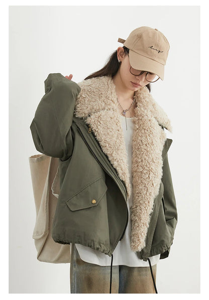 Retro Motorcycle Cotton Jacket – Winter 2025 Collection