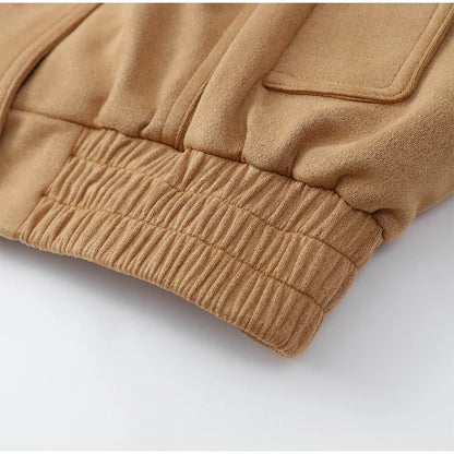 Brown Suede Cropped Jacket – Autumn 2025