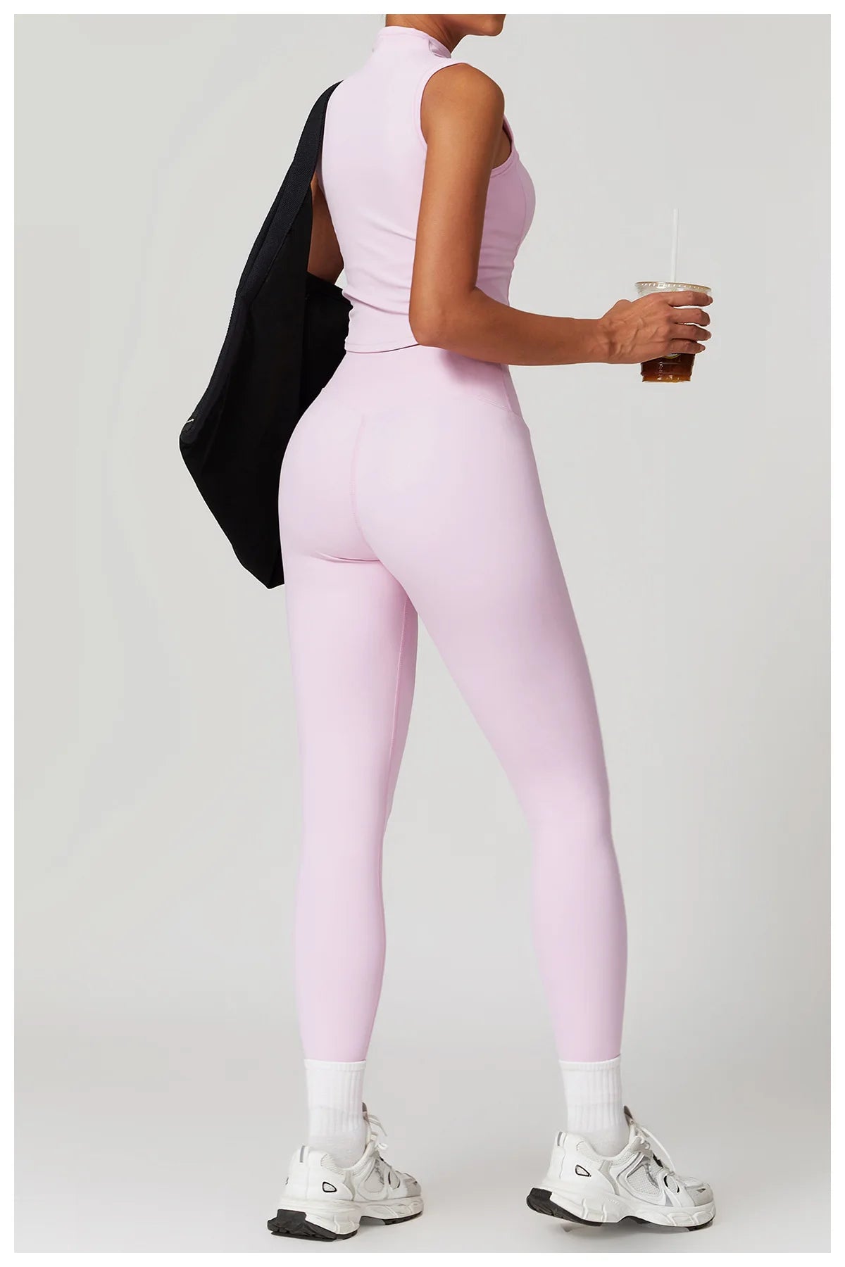 Women’s 2PCS Yoga Skirt Set – Short Sleeve Crop Top and High Waist Leggings