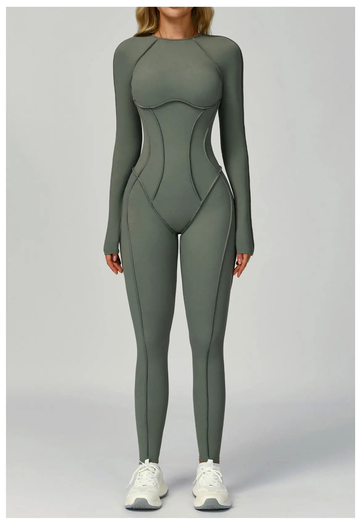 Women’s Long Sleeve Yoga Jumpsuit