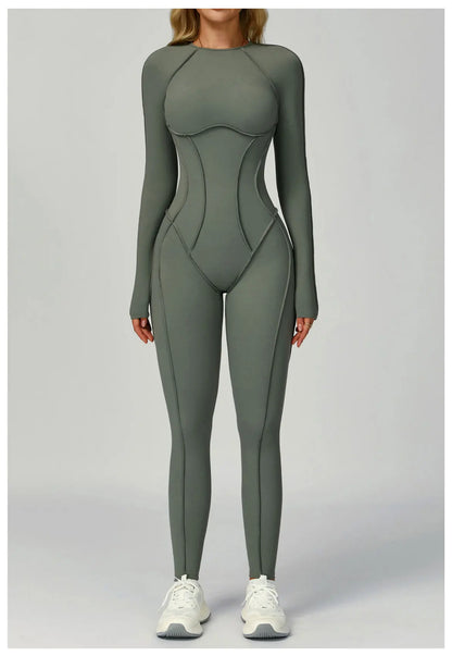Women’s Long Sleeve Yoga Jumpsuit