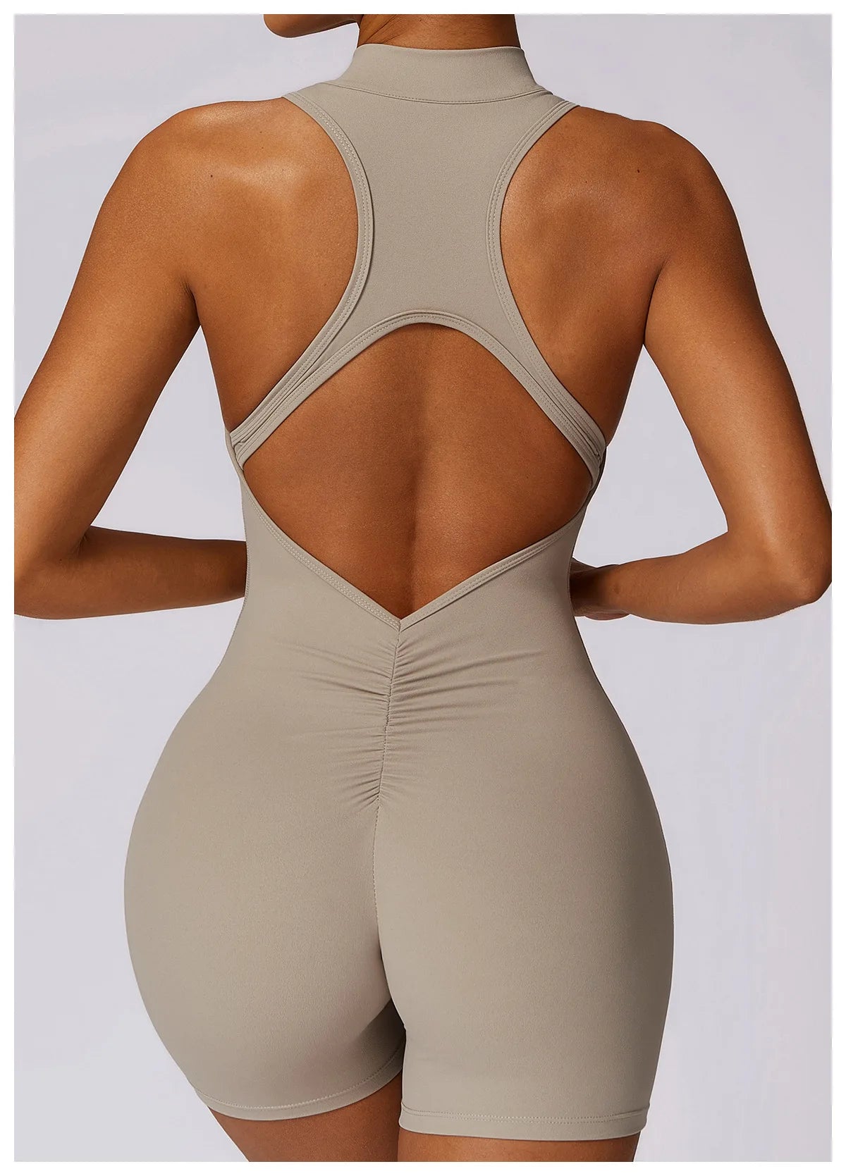 Women’s Zipper Yoga Jumpsuit