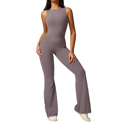 Women’s One-Piece Yoga Jumpsuit – Seamless Training Bodysuit