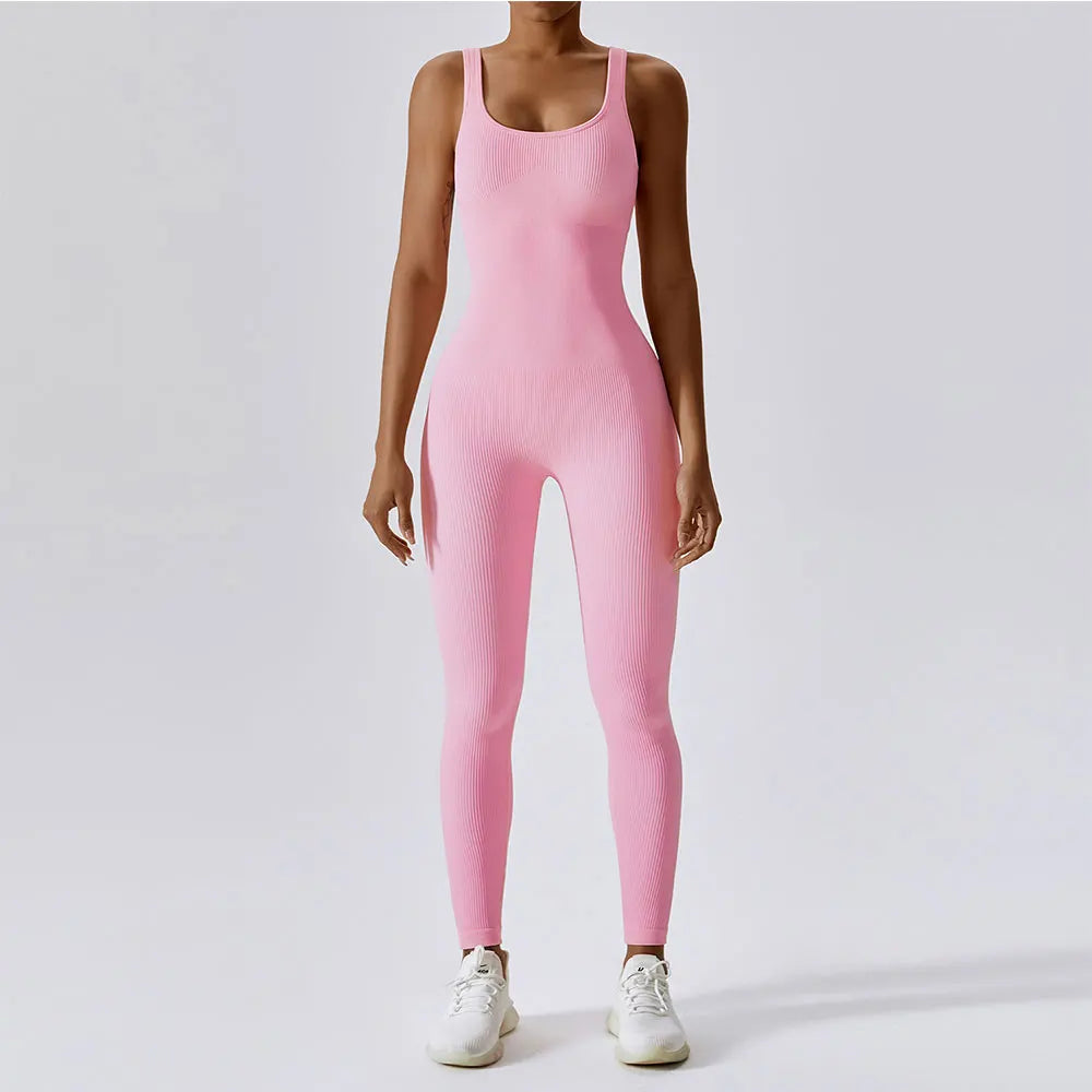 One-Piece Seamless Yoga Suit
