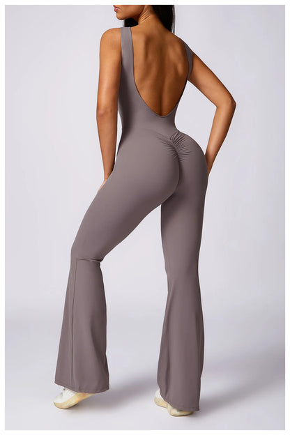 Women’s One-Piece Yoga Jumpsuit – Seamless Training Bodysuit