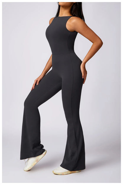 Women’s One-Piece Yoga Jumpsuit – Seamless Training Bodysuit