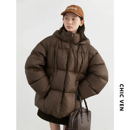 Hooded Puffer Down Coat – Autumn/Winter 2025 Collection