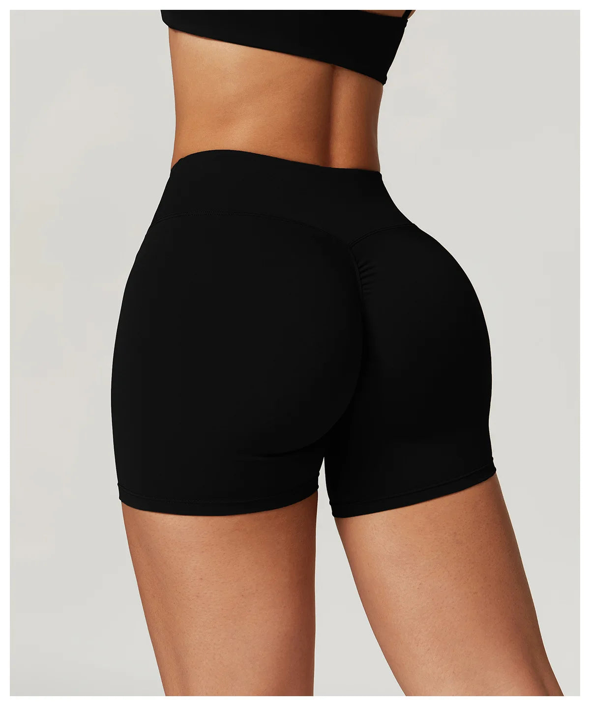 High Waist Push-Up Yoga Shorts