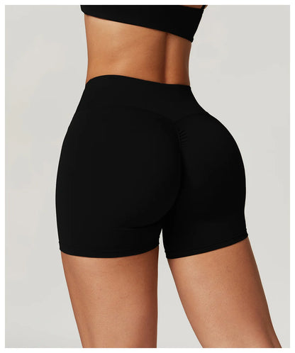 High Waist Push-Up Yoga Shorts