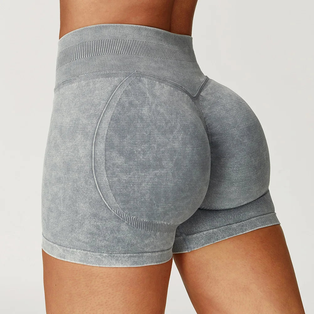 Seamless High Waist Yoga Shorts