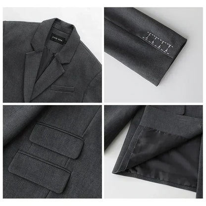 Embroidered Cuff Blazer – Winter Collection