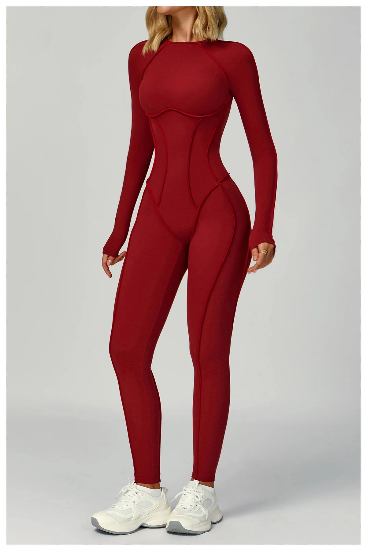 Women’s Long Sleeve Yoga Jumpsuit