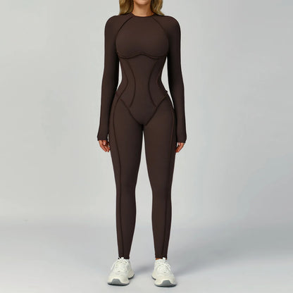 Women’s Long Sleeve Yoga Jumpsuit