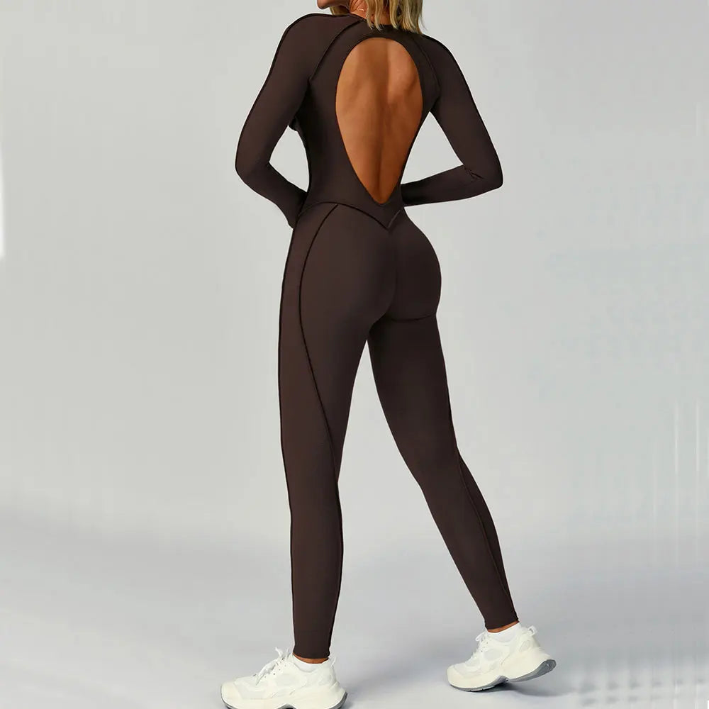 Women’s Long Sleeve Yoga Jumpsuit