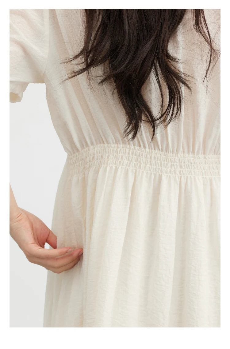 Vintage Puff Sleeve Dress – Summer 2025 Collection