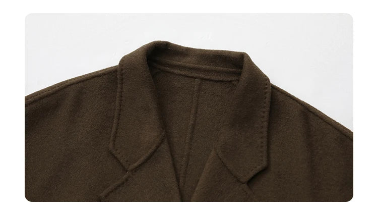 Double-Sided Wool Coat – Autumn/Winter 2025
