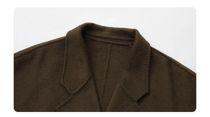 Double-Sided Wool Coat – Autumn/Winter 2025
