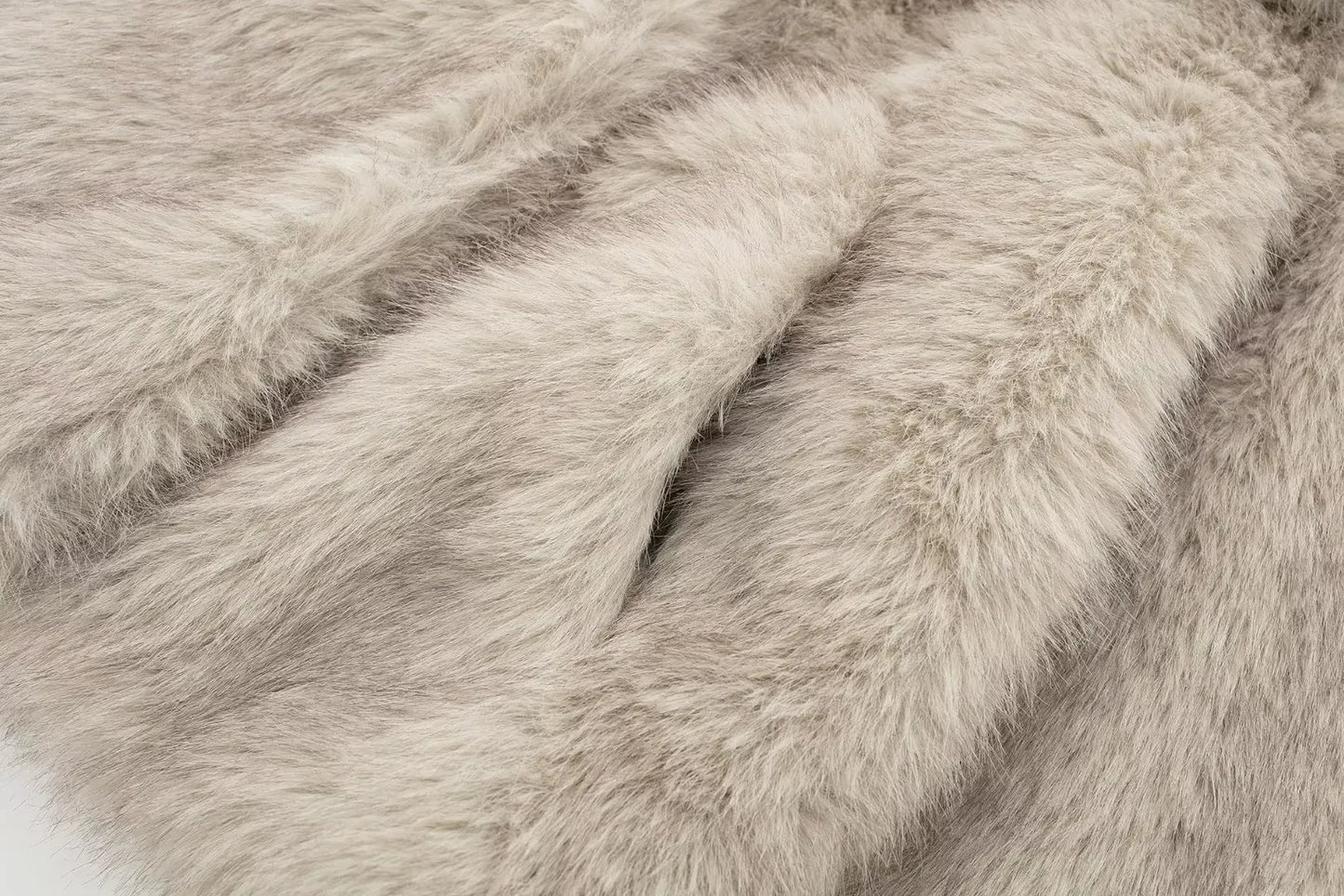 Cropped Faux Fur Coat