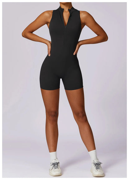 Women’s Zipper Yoga Jumpsuit