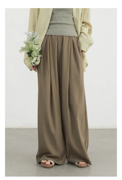 High-Waist Wide Leg Trousers – Spring/Summer 2025 Collection