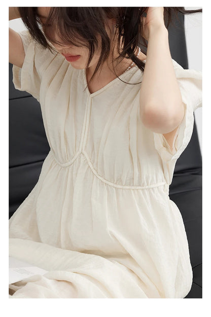 Vintage Puff Sleeve Dress – Summer 2025 Collection