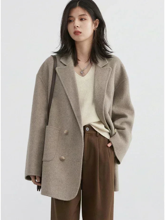 Double-Breasted Wool Coat – Winter 2025